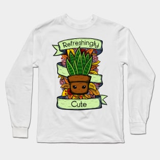 Cute Snake Plant Long Sleeve T-Shirt